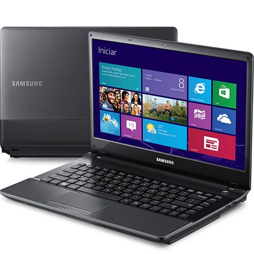 Notebook Samsung 300E4C-AD5 com Intel Core i5 4GB 500GB LED